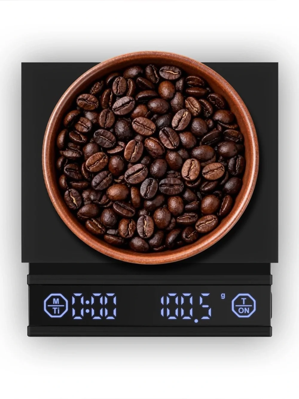 Mini Scale with Bright LED Display - Black